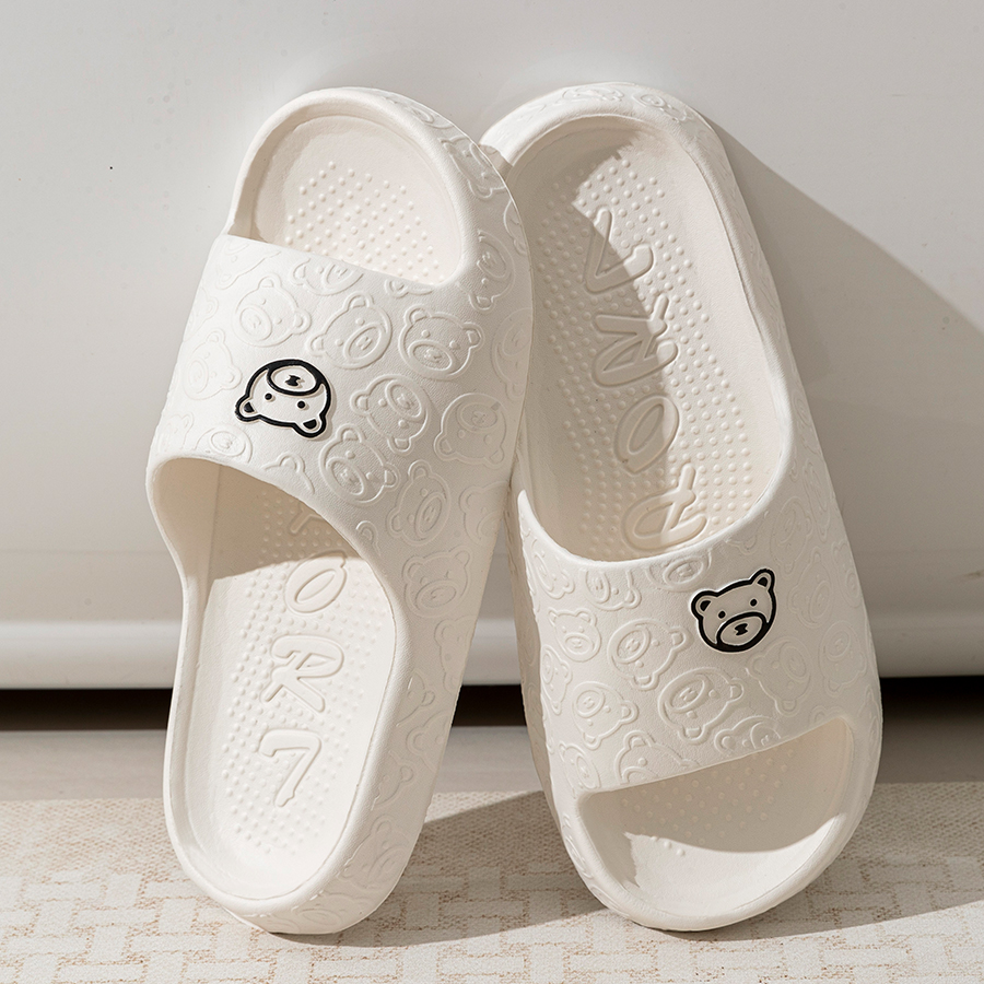 Printting Cute Bear Women Slip - đánh giá và giá Men'S Shoes To Women'S