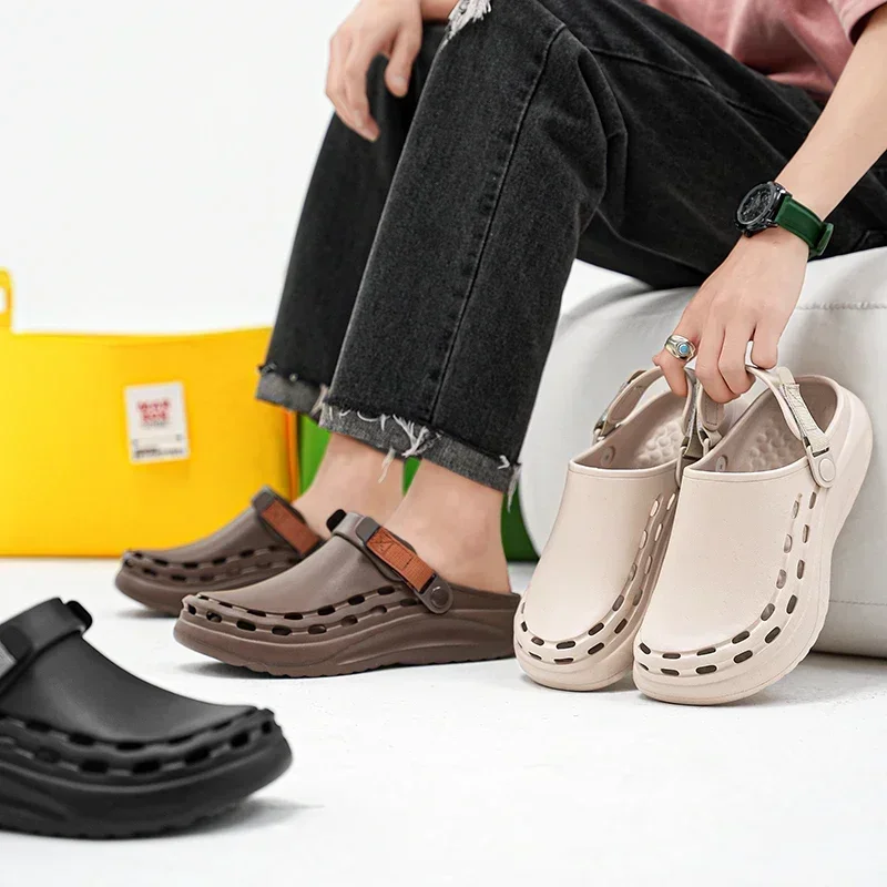 Quick-Dry EVA Solid Color Mens - đánh giá và giá Men Shoes Essentials
