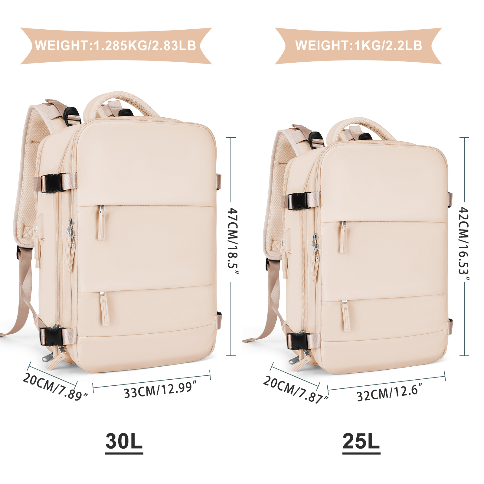 Large Travel Backpack for Men  - đánh giá và giá Men'S Shoes To Women'S
