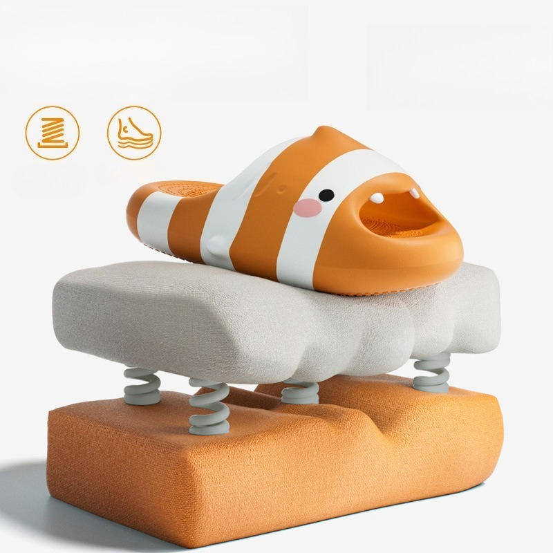 Cute Fish Cartoon Slides Women - đánh giá và giá Men'S Shoes To Women'S