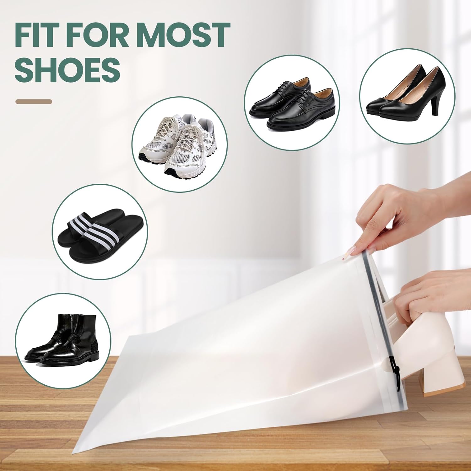 23 Pack Shoe Bags for Travel,  - đánh giá và giá Men Shoes Essentials