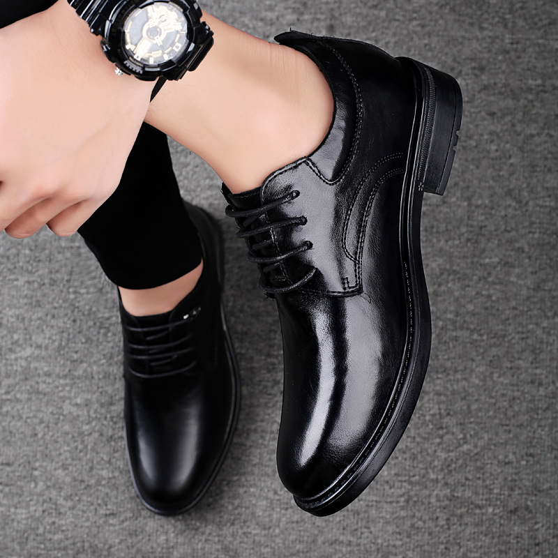 Leather Casual Elevator Shoes  - đánh giá và giá Men'S Shoes Business Casual